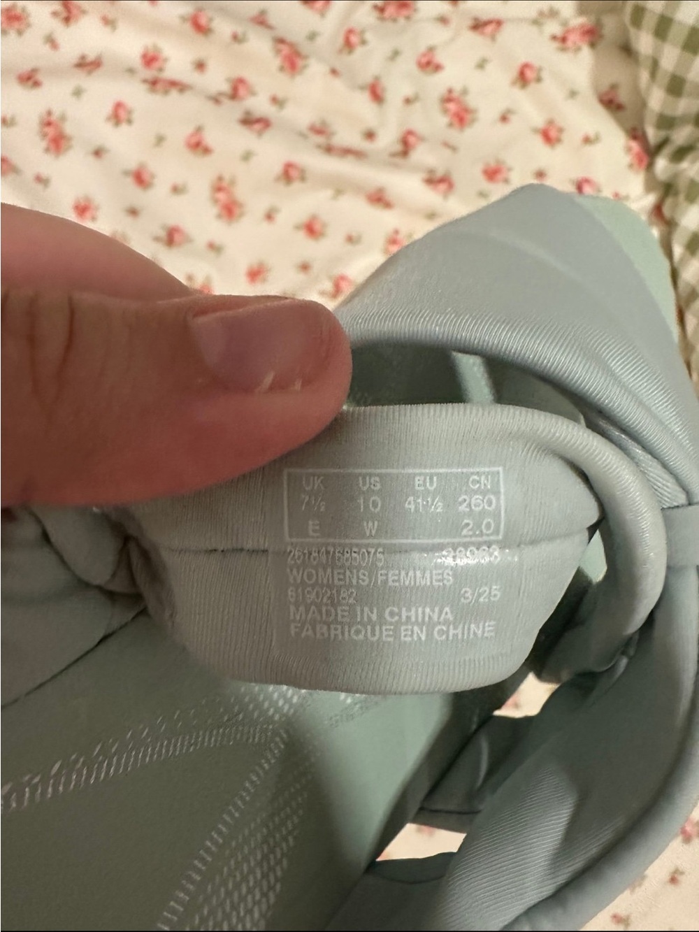 Clarks Cloudsteppers Thong Sandals Women Size 10 Mint Green - Picture 5 of 7